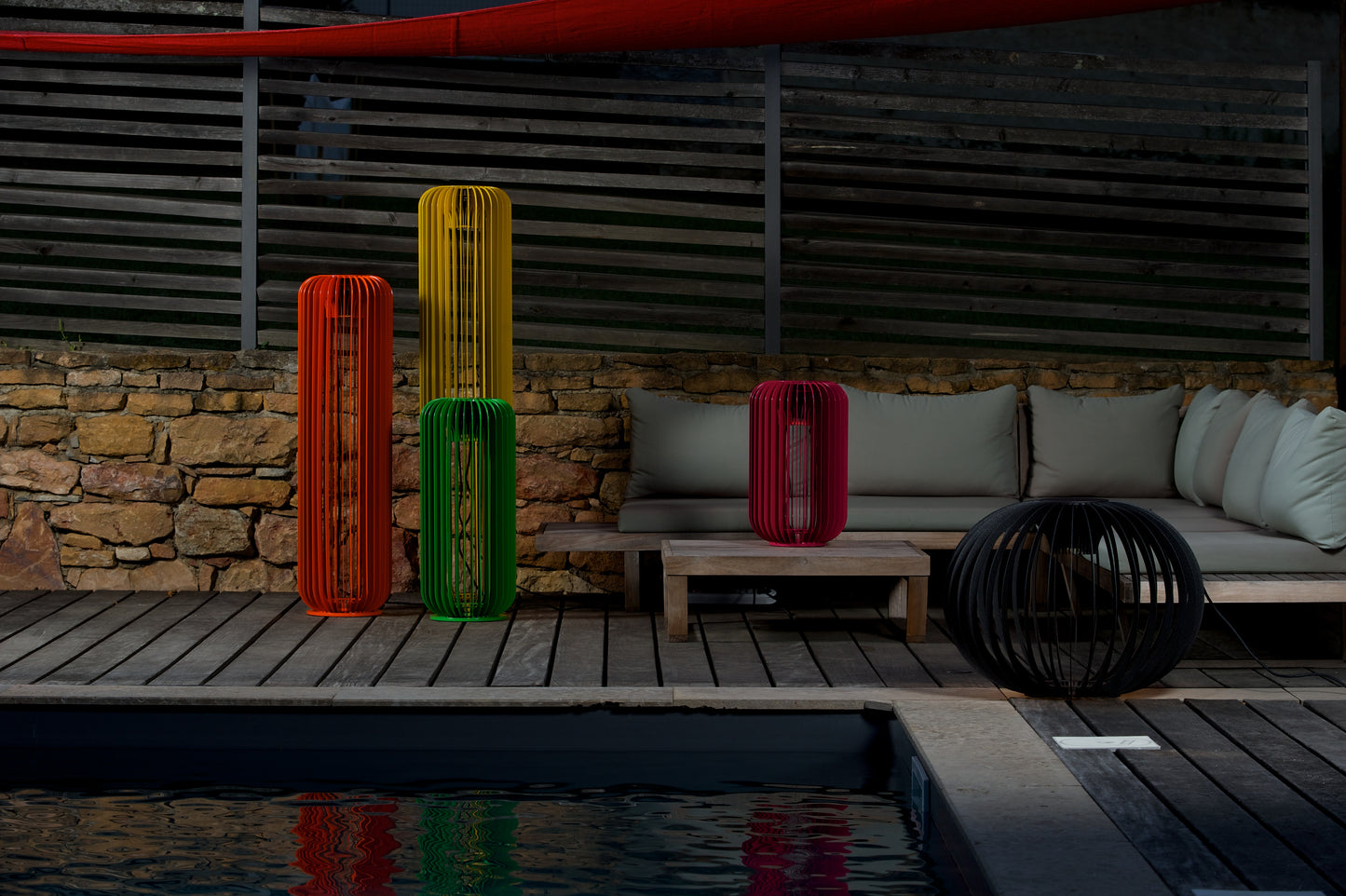 Luminaires pour l'extérieur - Qomut - Collection YOGI et POMO - Eclairage OUTDOOR